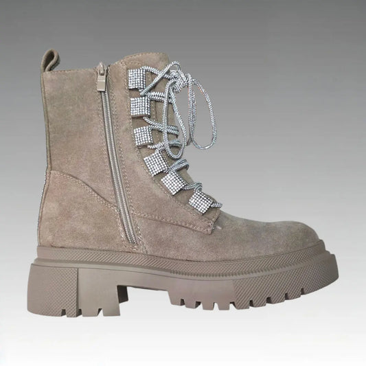 Anfibi Con Strass Splendi