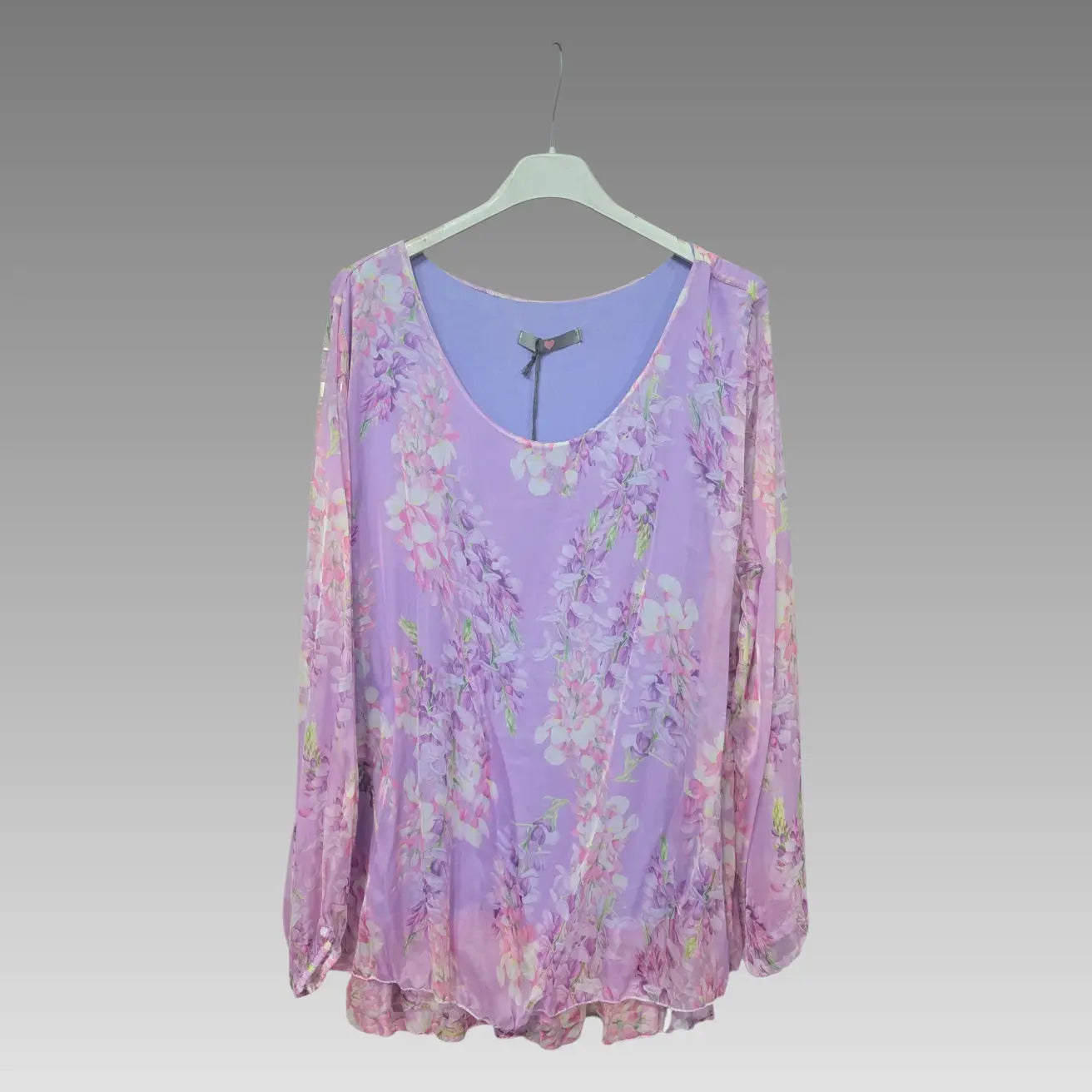 Blusa Con Stampa Floreale Glicine Splendi