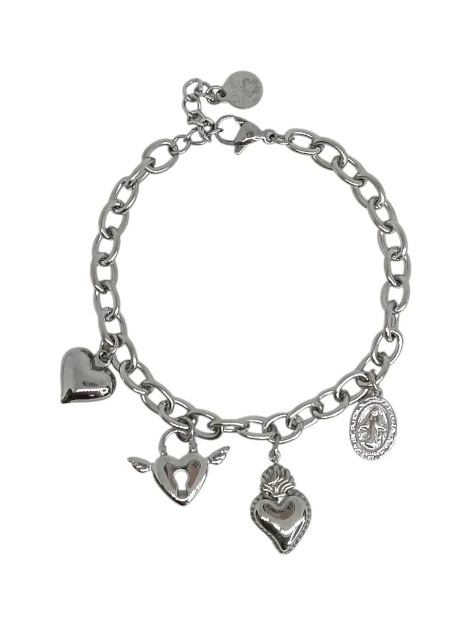 Bracciale Cuori Sacri e Sonagli Silver Splendi