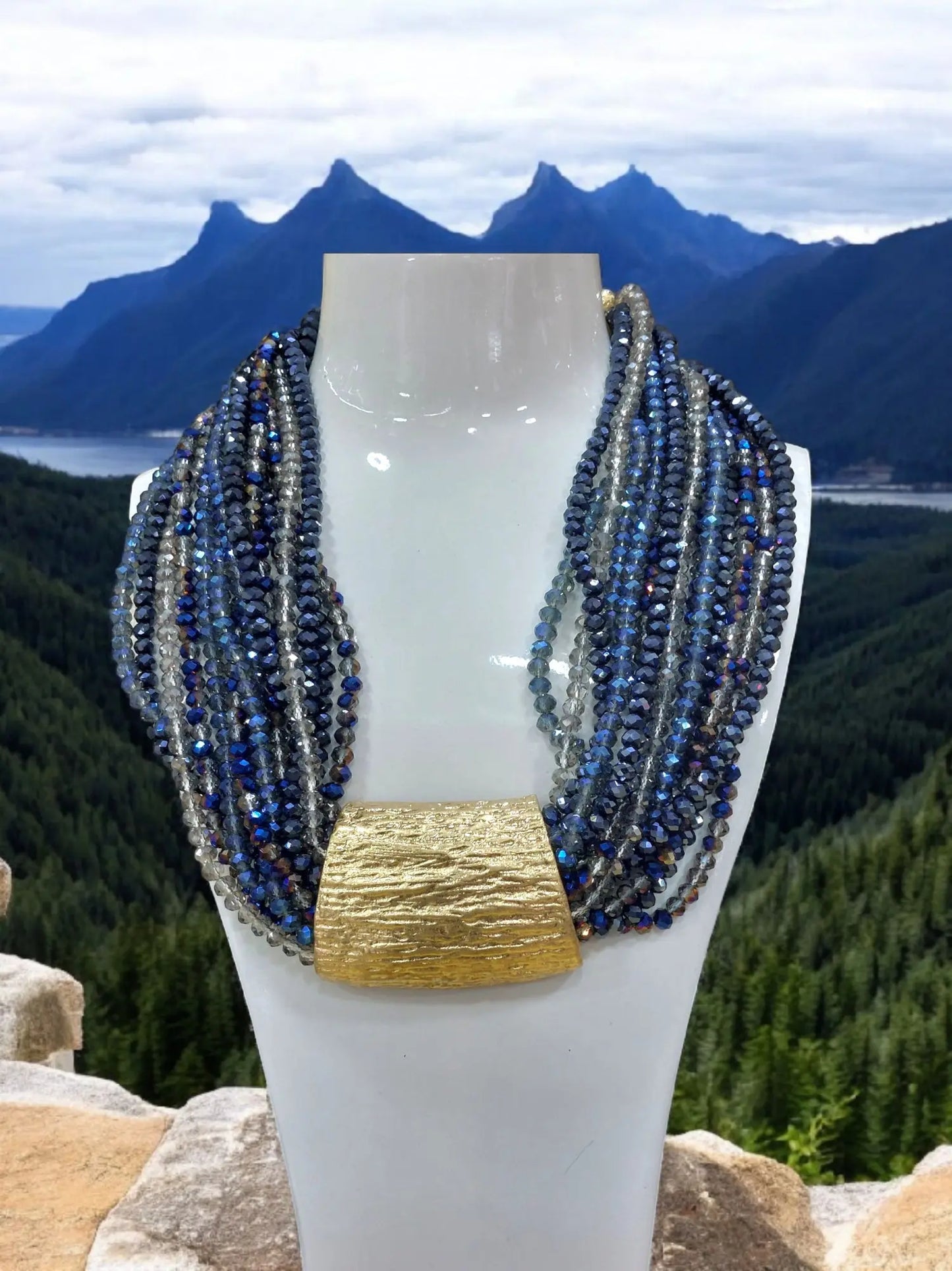 Collana Blue Crystal Splendi