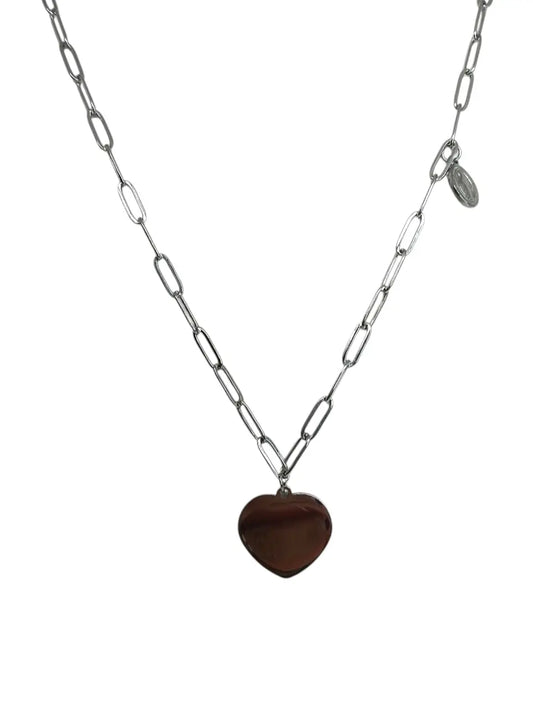 Collana Cuore e Madonnina Sacra Splendi