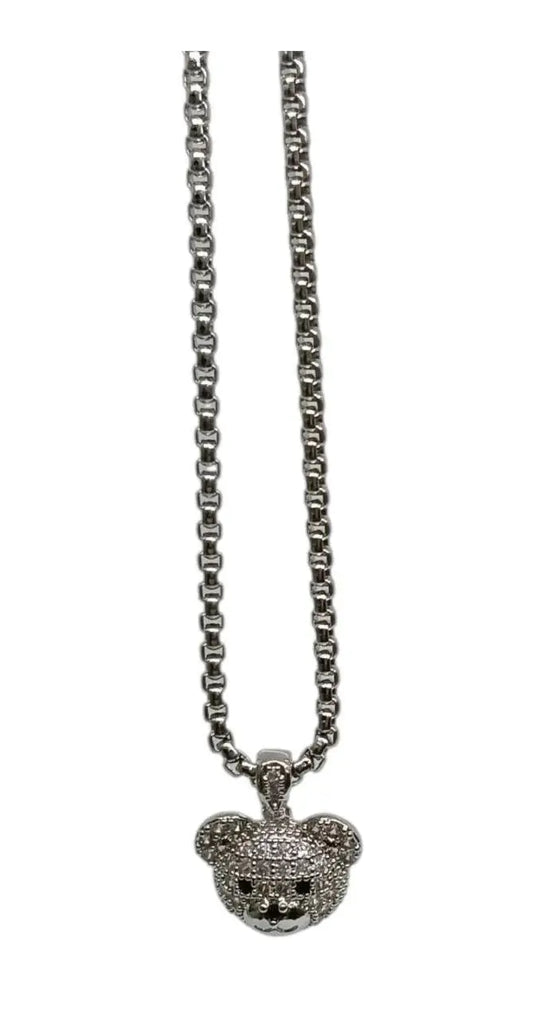 Collana Mini Teddy con Zirconi Splendi