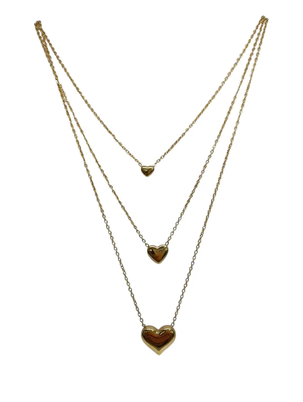 Collana Tre Cuori Degradé Splendi