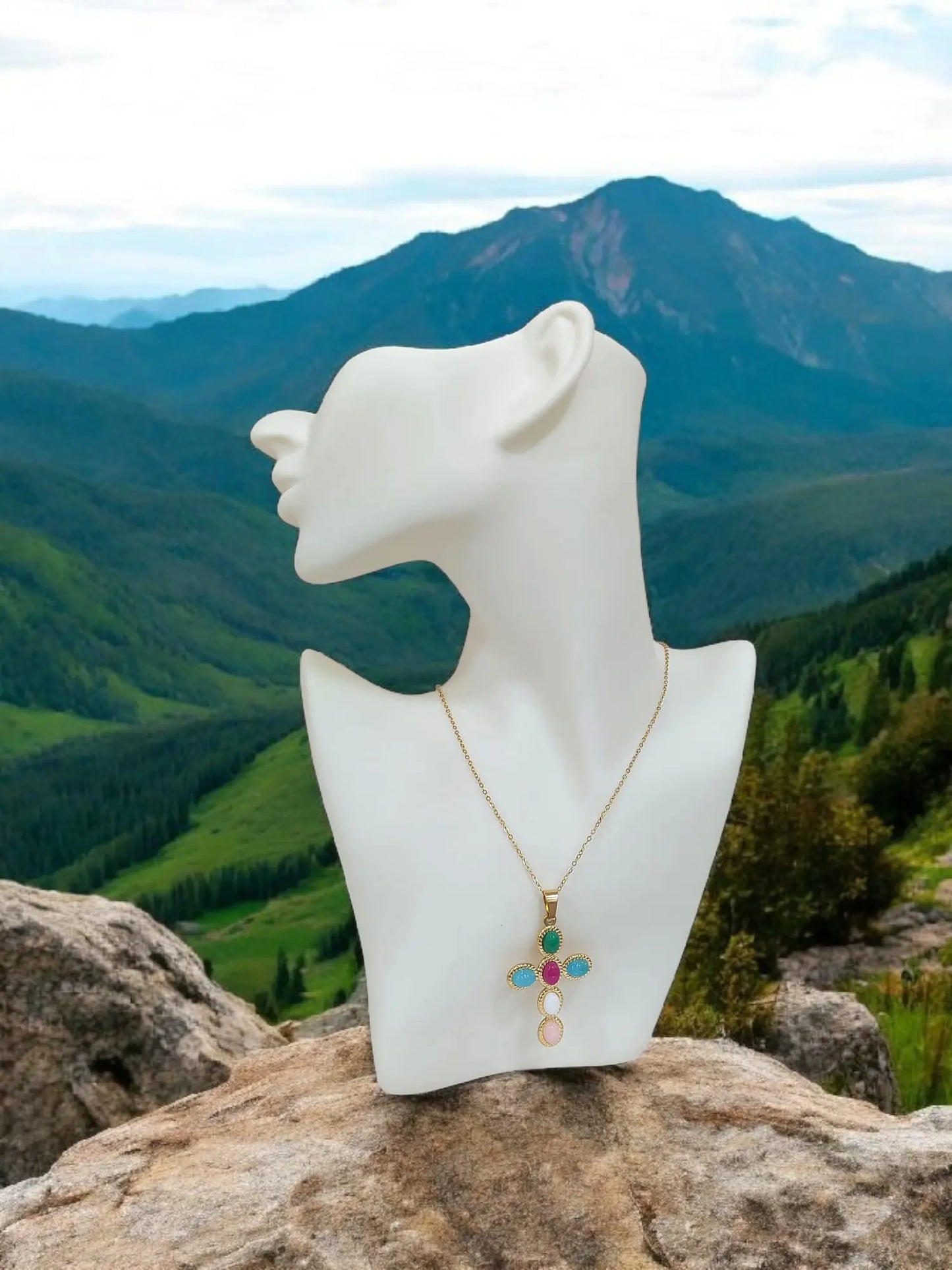 Collana Con Pietre Dure Splendi