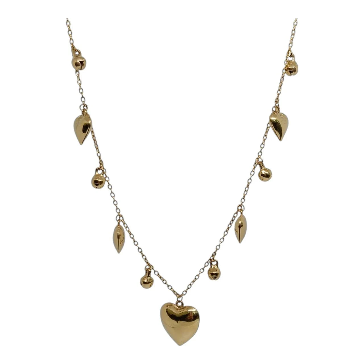 Collana Cuori e Campanelle Sonaglio