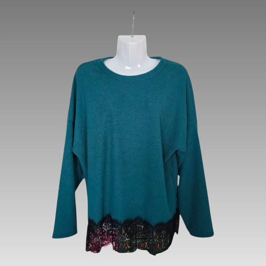 Maglia Con Orlo Pizzo Splendi