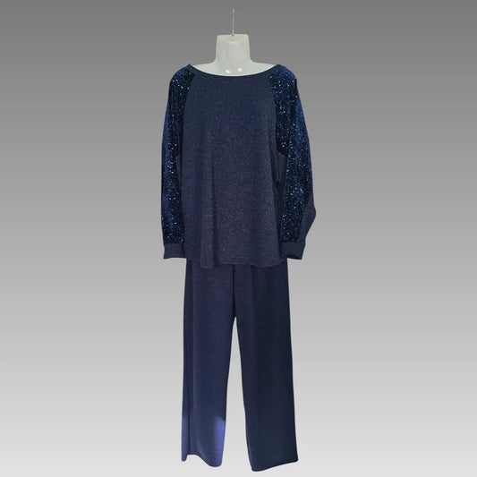 Maglia Oversize Con Maniche Paillettate Splendi