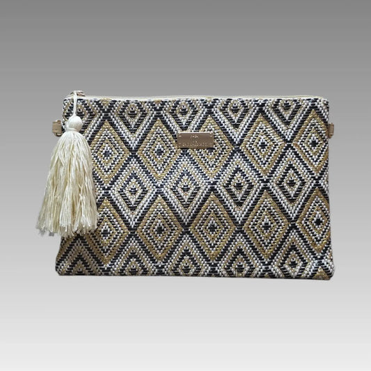 Pochette Summer con Intreccio Geometrico Baci&Abbracci