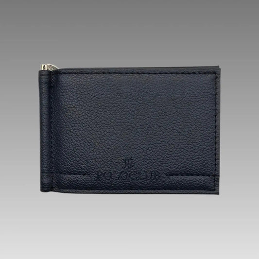 Portefeuille Compact Cuir Véritable Poloclub