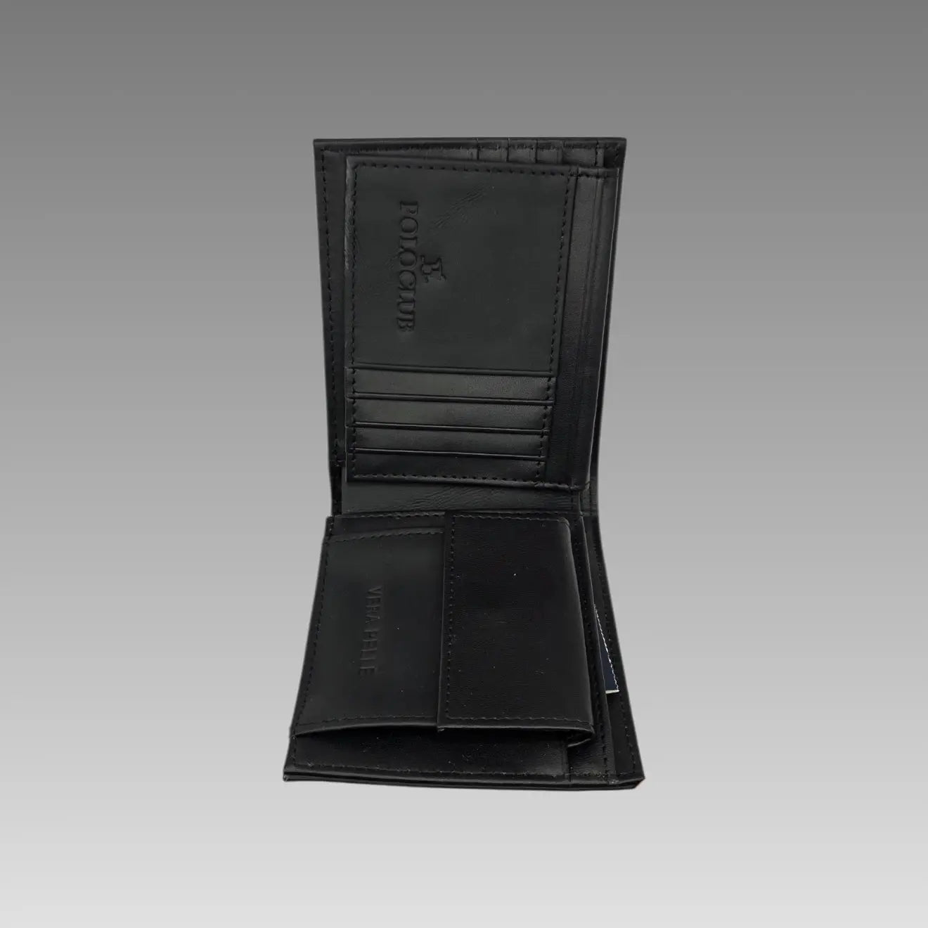 Portafoglio Trifold Vera Pelle Poloclub