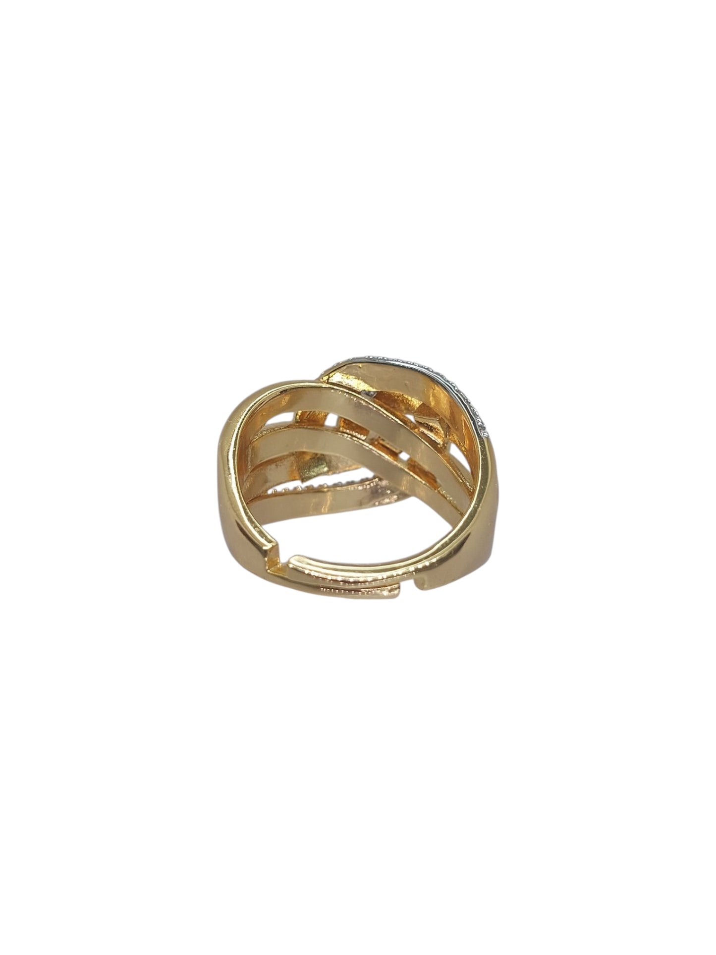Anello Nodo Pavé