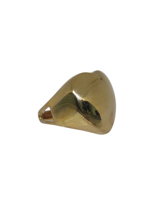 Anello Big Heart Gold