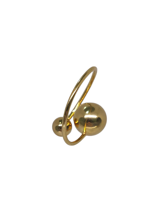 Anello Doppia Sfera