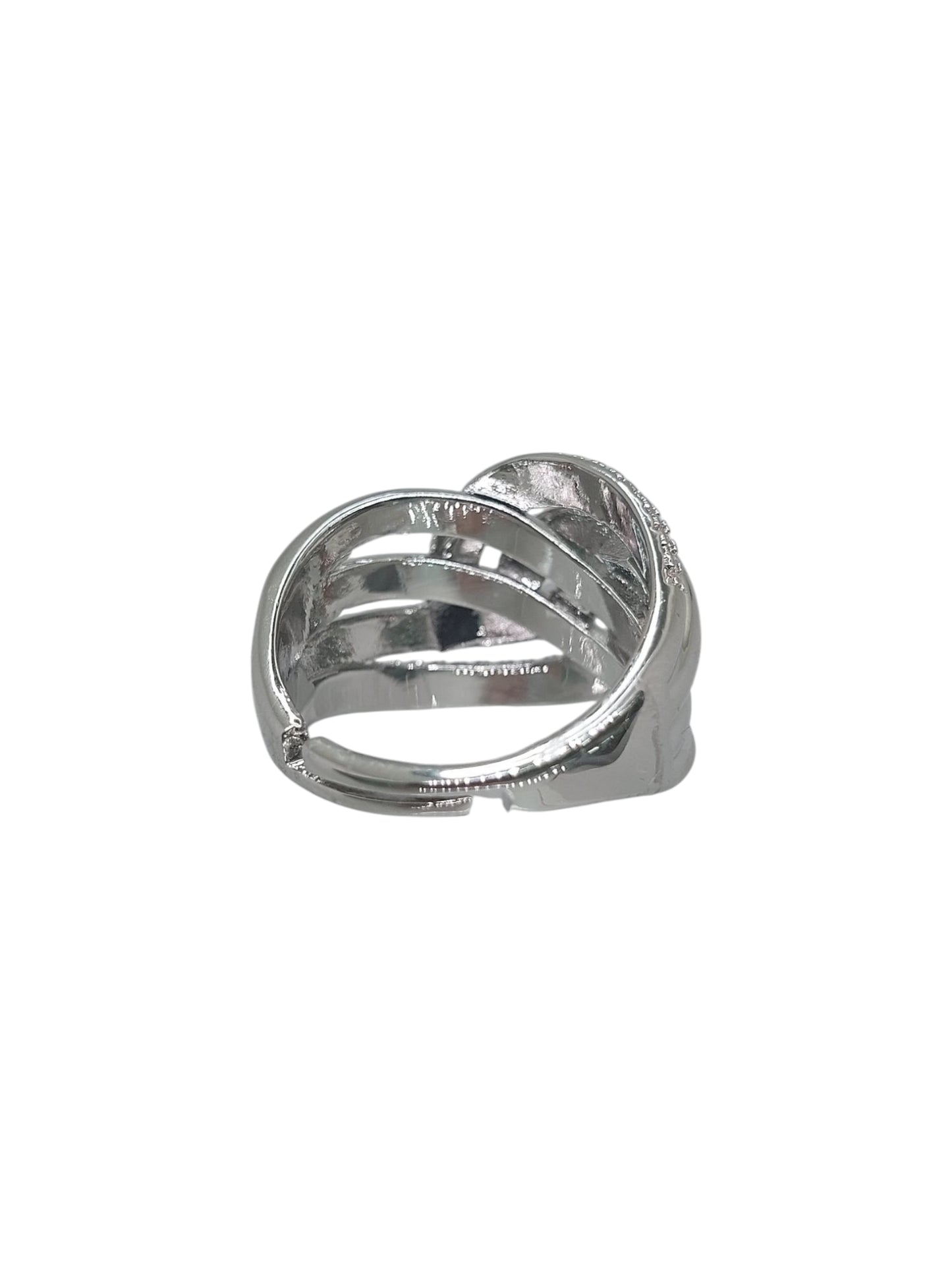 Anello Nodo Pavé