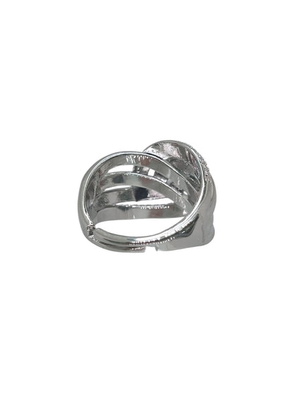 Anello Nodo Pavé