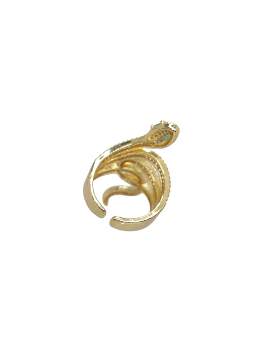 Anello Snake Pavé