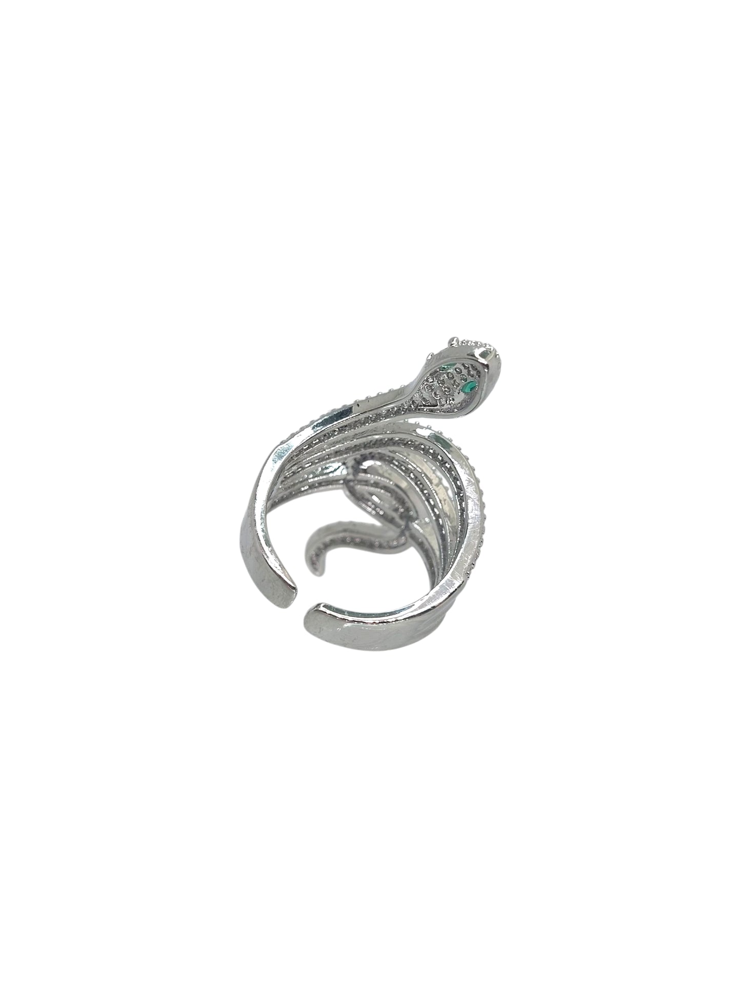 Anello Snake Pavé