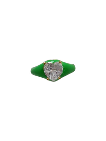 Anello Cuore Solitario