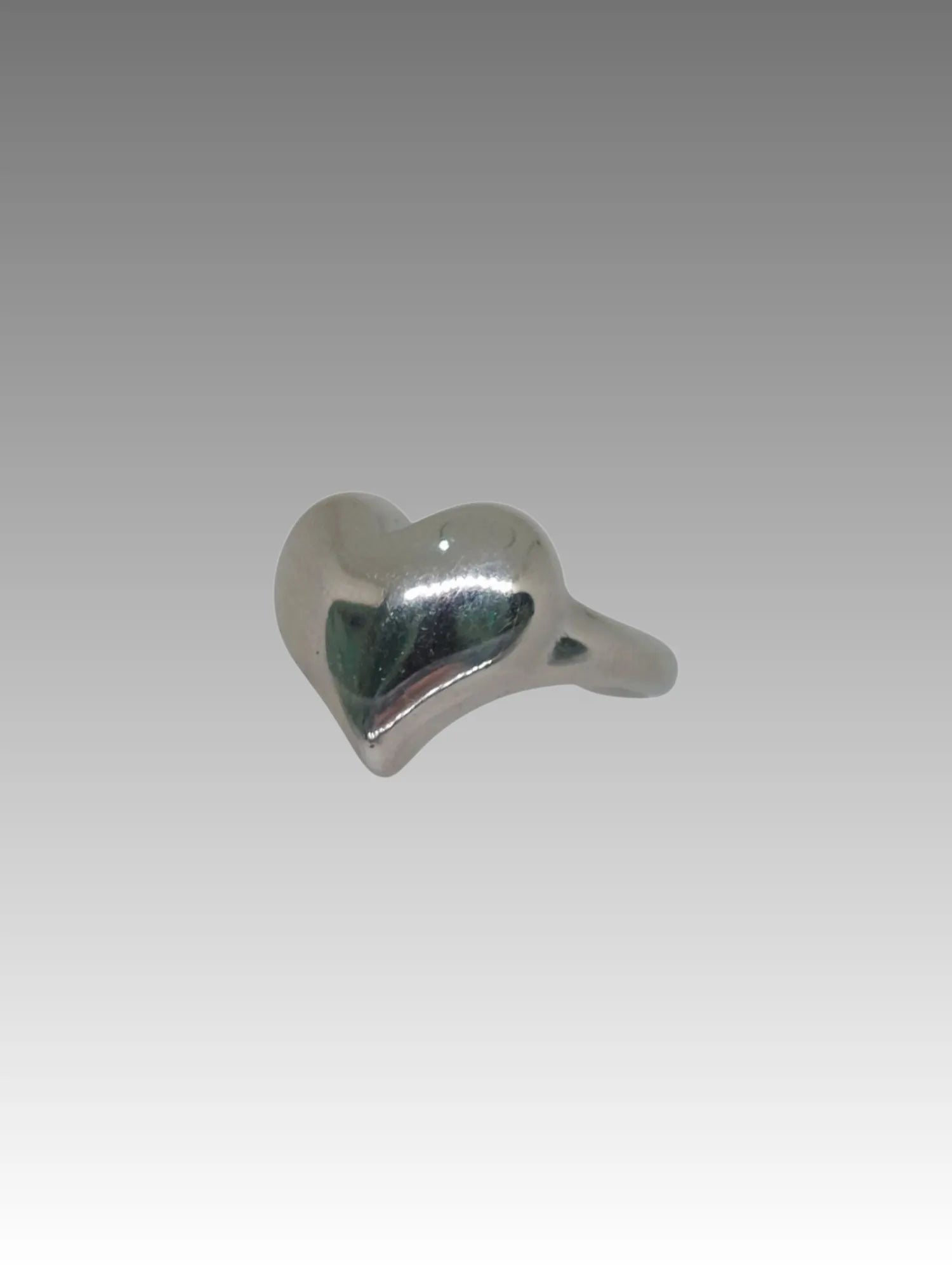 Anello Cuore Bombé Silver Splendi