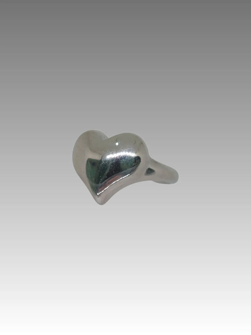 Anello Cuore Bombé Silver Splendi