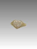 Anello Cuore Pavé Gold Splendi