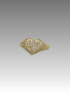 Anello Cuore Pavé Gold Splendi