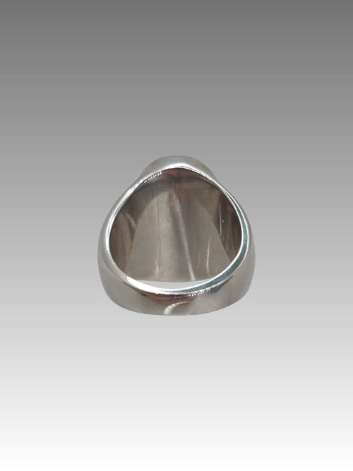 Anello Fascia Ovale Madreperla Verde Menta Splendi