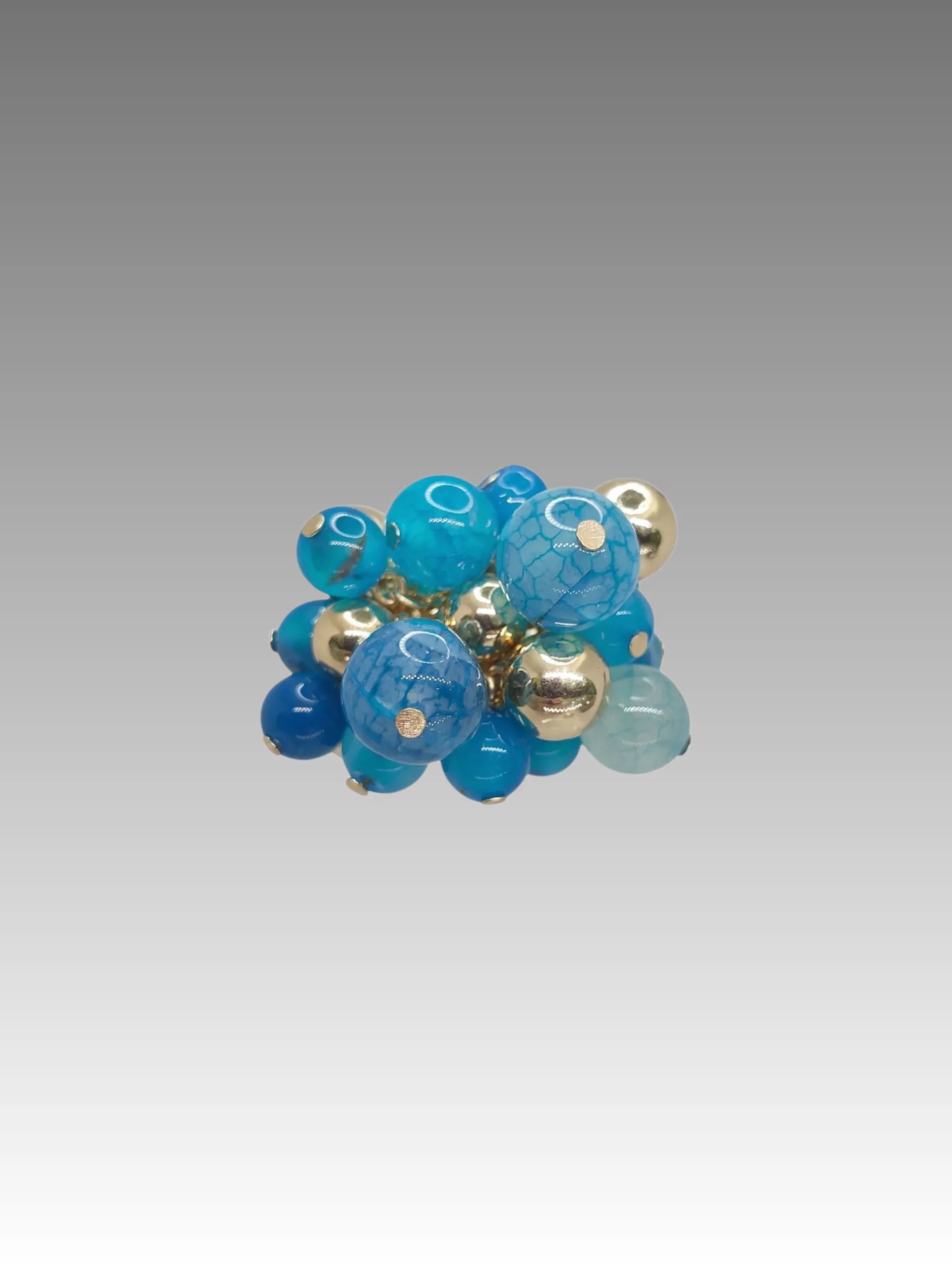 Anello Grappolo Turchese Splendi