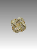 Anello Intreccio Pavé Splendi