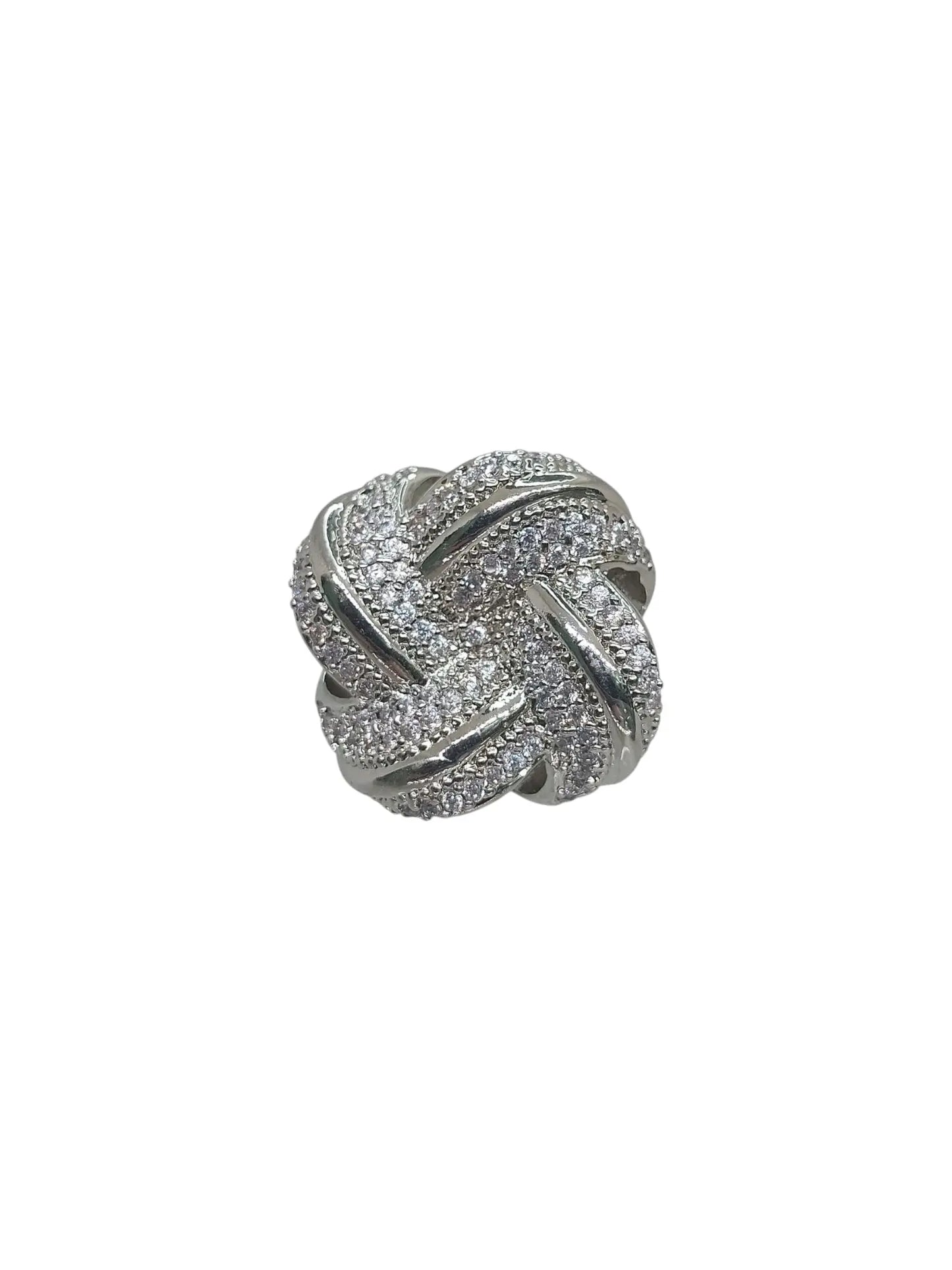 Anello Intreccio Pavé Splendi