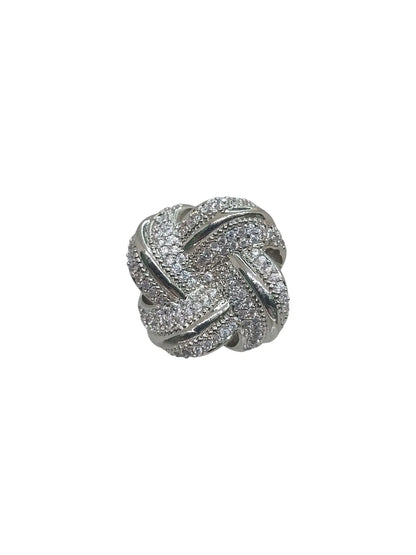 Anello Intreccio Pavé Splendi