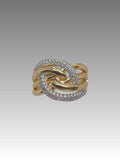 Anello Nodo Pavé Splendi
