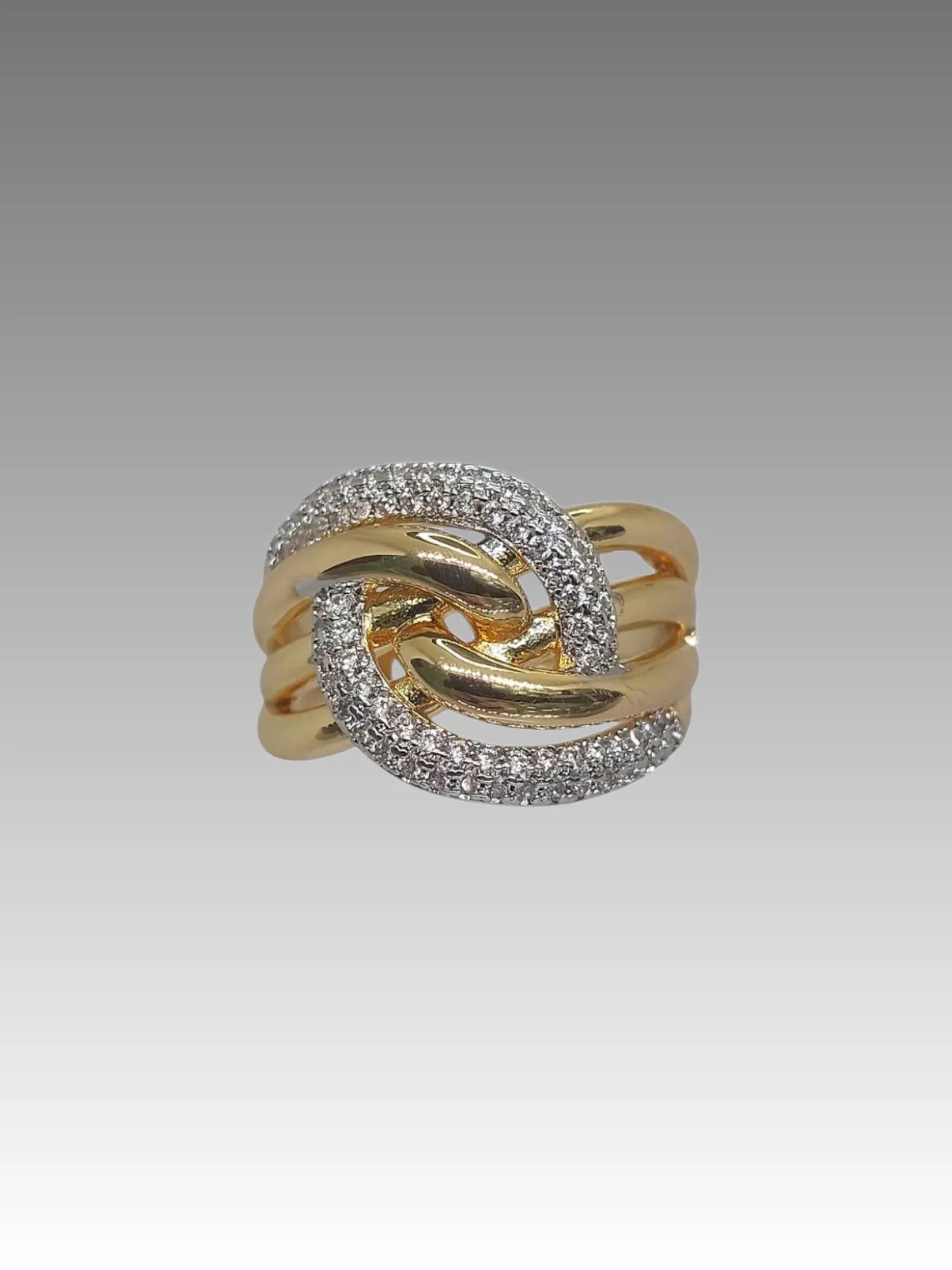 Anello Nodo Pavé Splendi