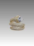Anello Snake Pavé Splendi