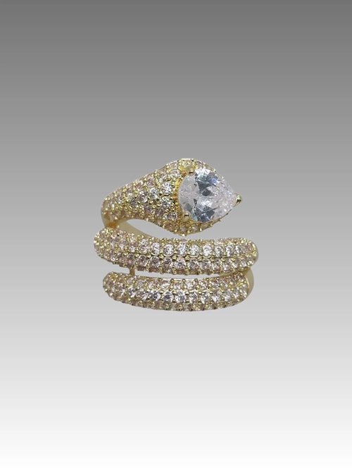 Anello Snake Pavé Splendi