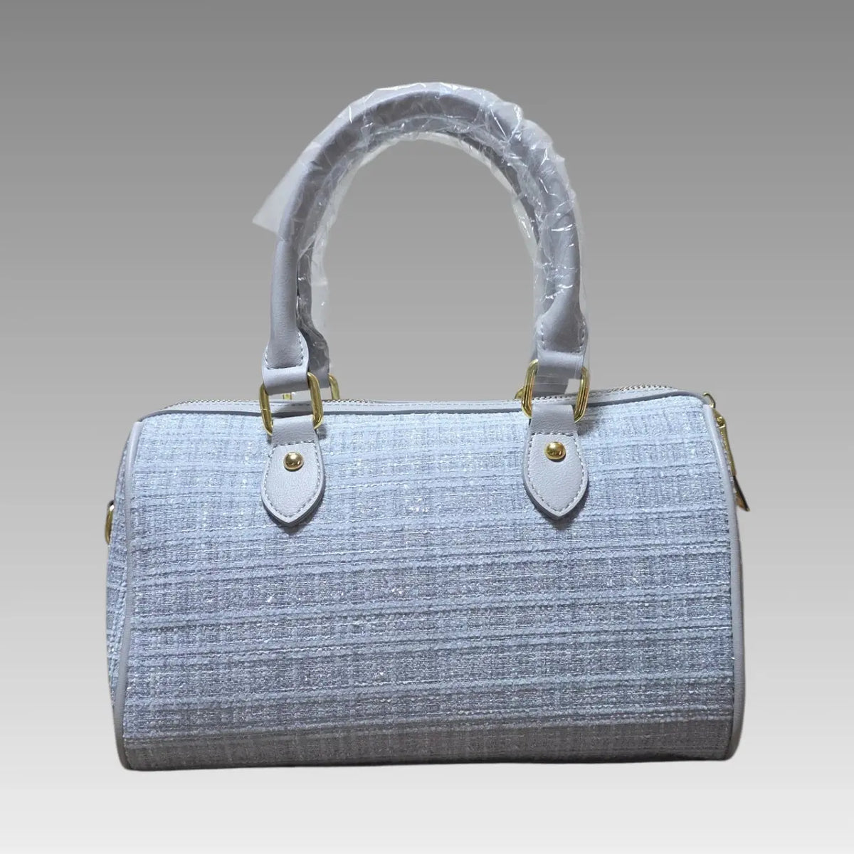 Bolso tipo baúl Chic Tweed