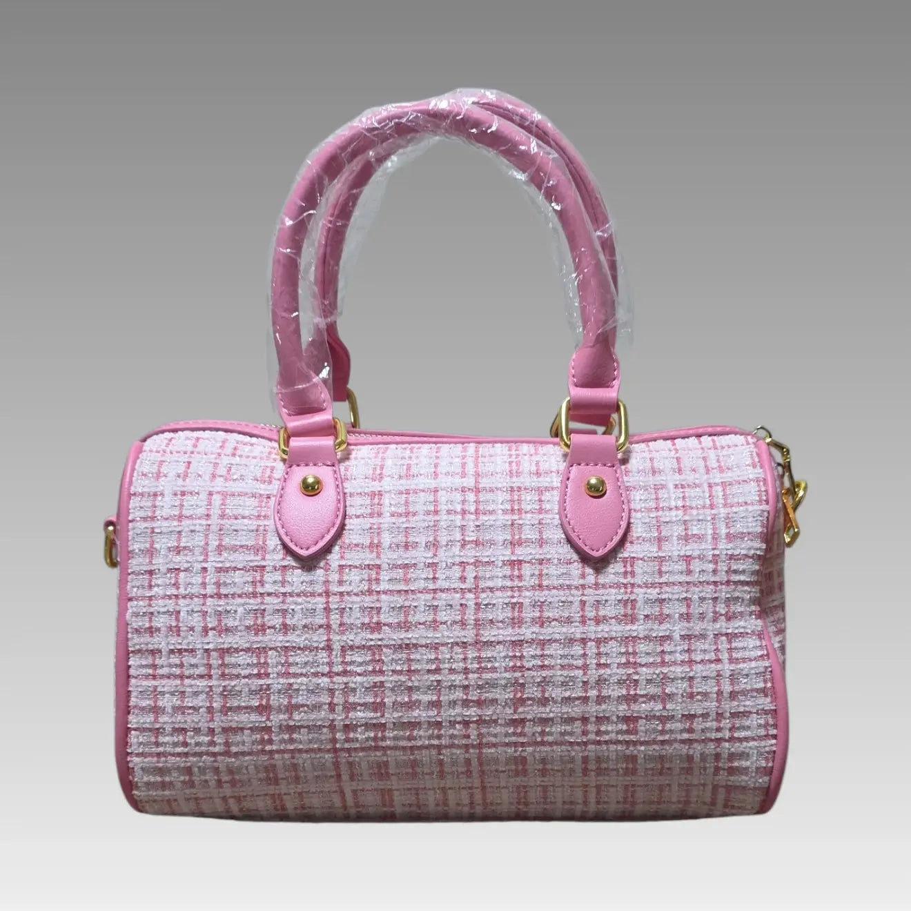 Bolso tipo baúl Chic Tweed
