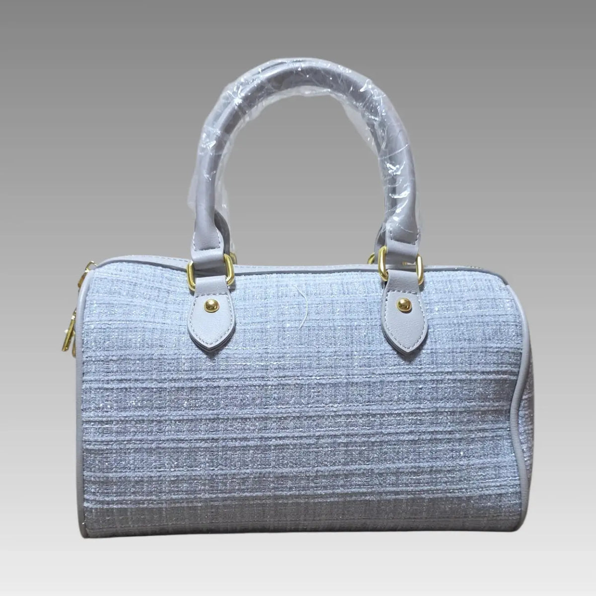 Bolso tipo baúl Chic Tweed