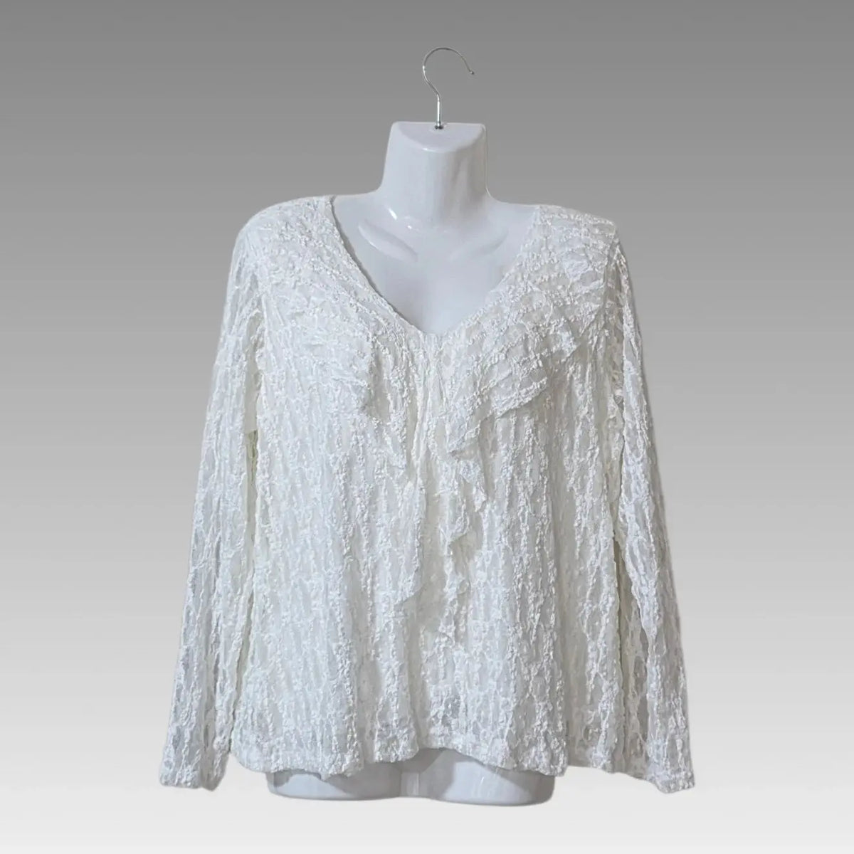 Blusa romántica de encaje