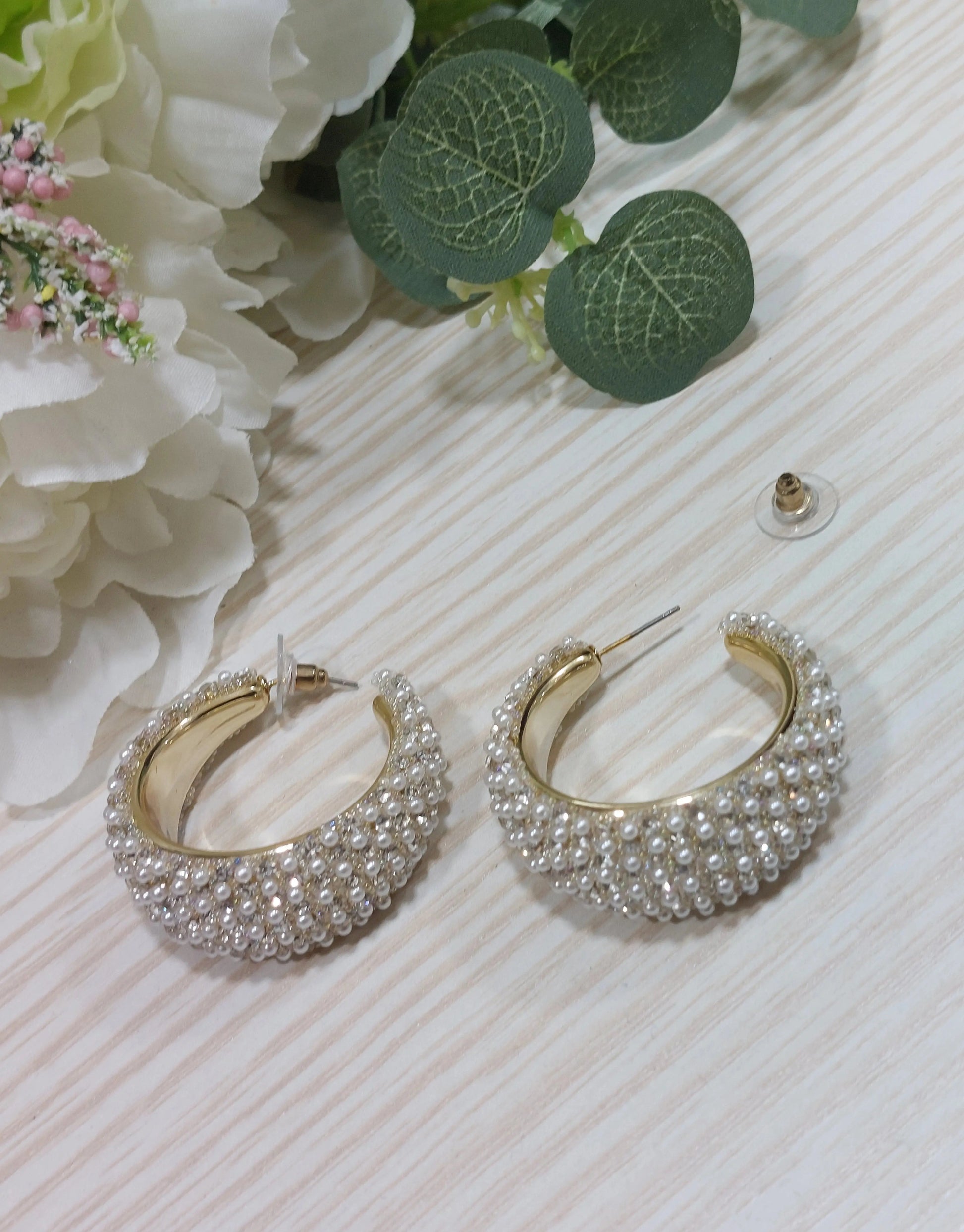 Boccole Perline E Strass Splendi