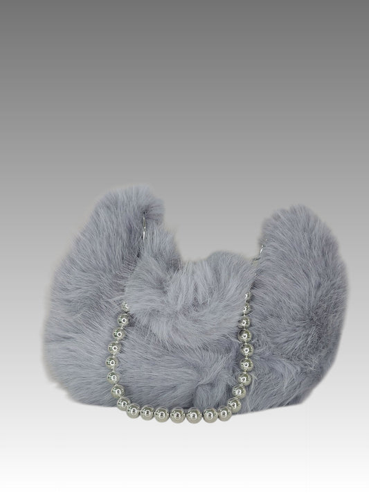 Borsa A Lunetta In Eco-Pelliccia Splendi