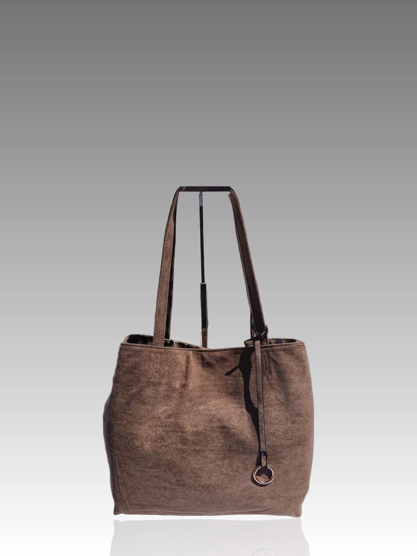 Borsa Animalier Double Face Leopardata e Tortora Splendi