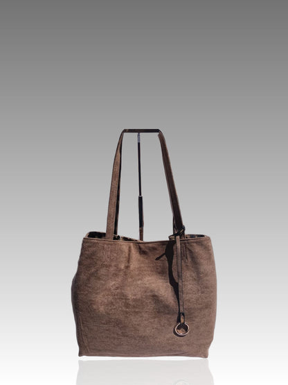 Borsa Animalier Double Face Leopardata e Tortora Splendi