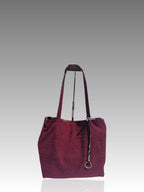 Borsa Animalier Double Face Leopardata e Vinaccio Splendi