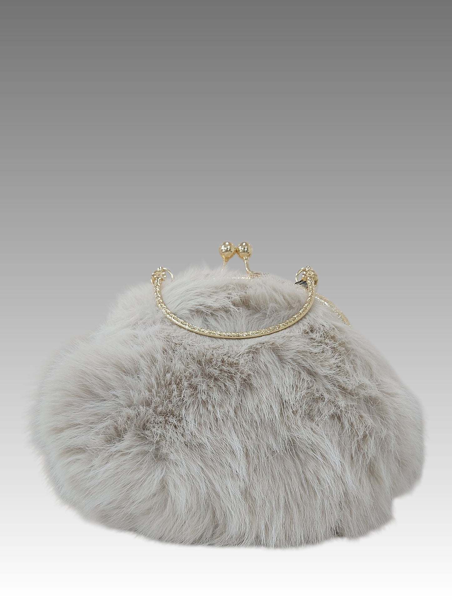 Borsa Clic Clac In Pelliccia Ecologica Splendi