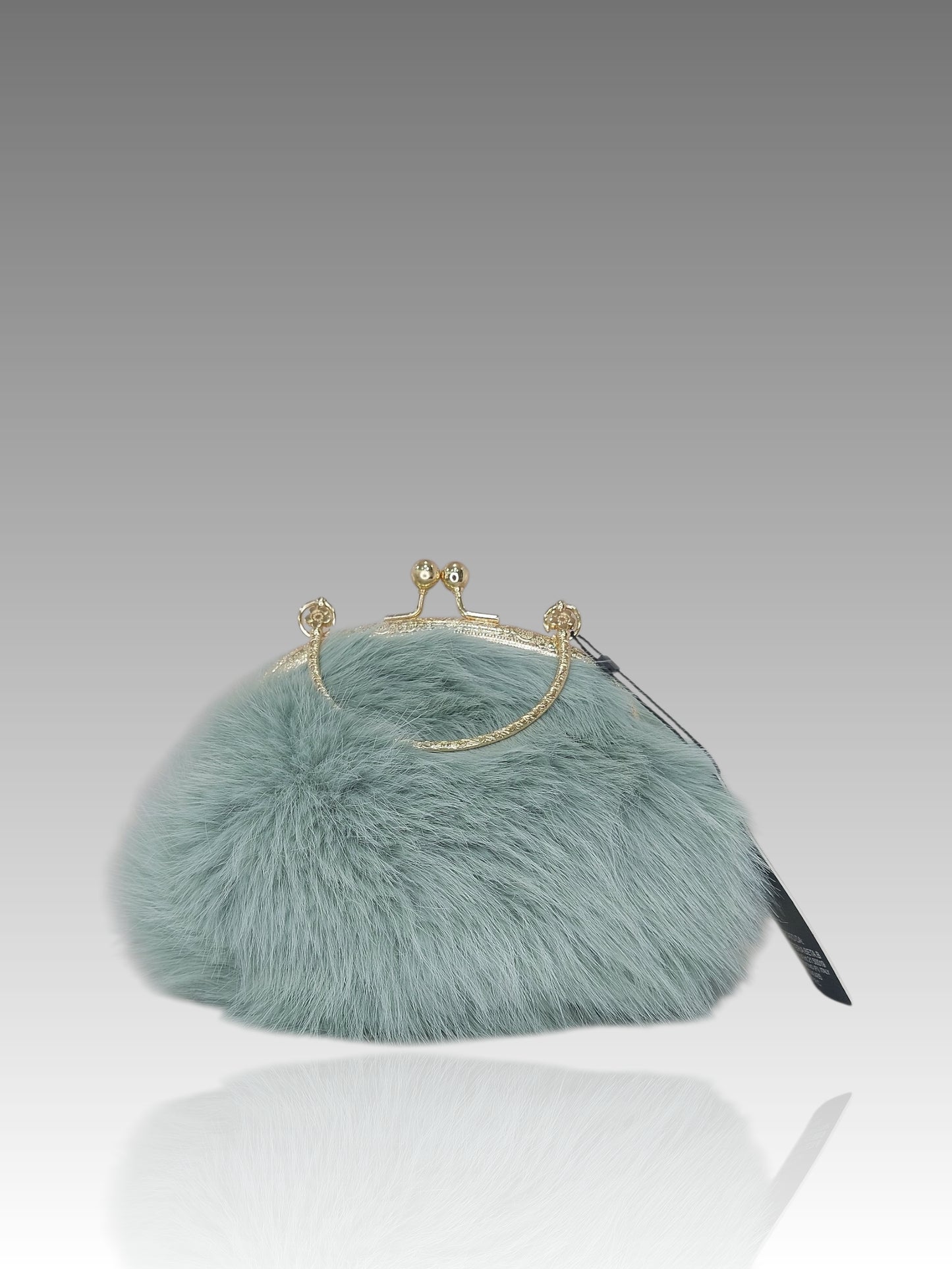 Borsa Clic Clac In Pelliccia Ecologica Splendi