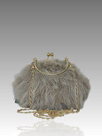Borsa Clic Clac In Pelliccia Ecologica Splendi