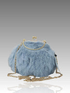 Borsa Clic Clac In Pelliccia Ecologica Splendi