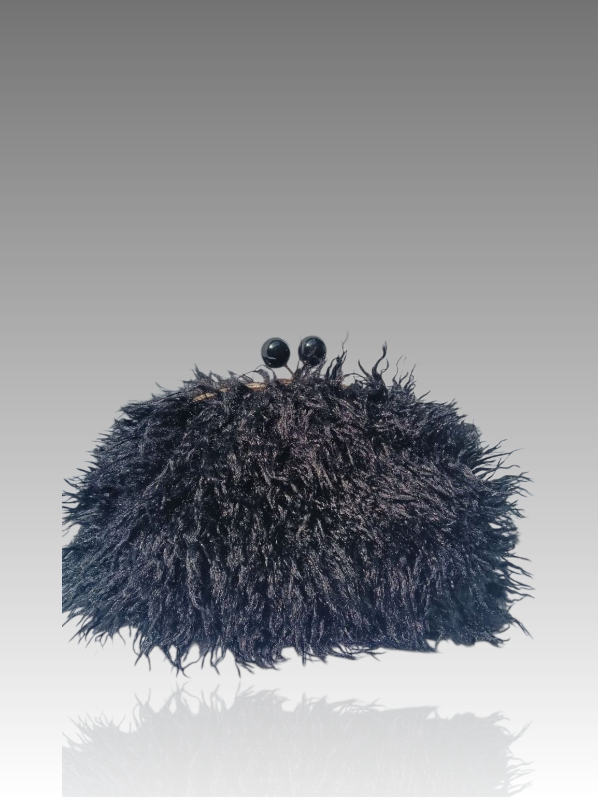 Borsa Clic Clac In Pelliccia Sintetica Splendi