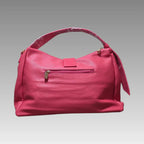 Bolso con solapa a rayas